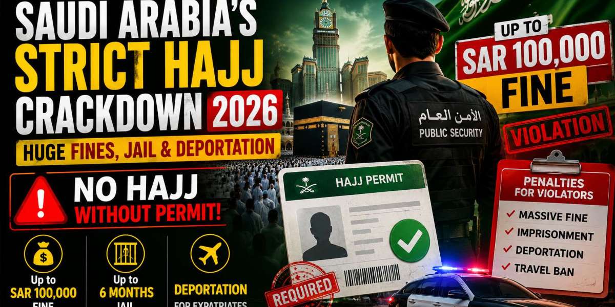 Saudi Arabia’s Strict Hajj Crackdown 2026: Huge Fines, Jail & Deportation Warning for Violators