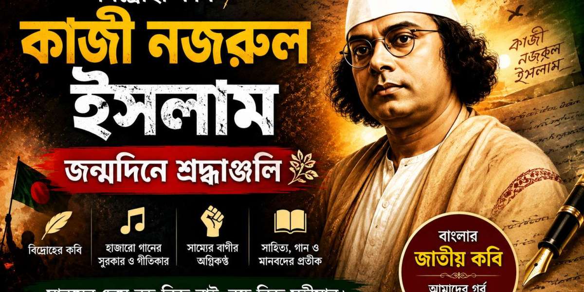 ? বিদ্রোহী কবি কাজী নজরুল ইসলামের জন্মদিনে শ্রদ্ধাঞ্জলি