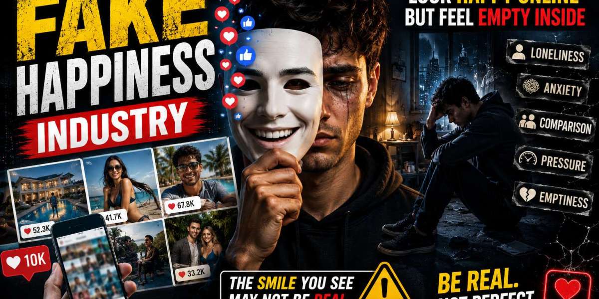 The Fake Happiness Industry: Why Modern People Look Happy Online But Feel Empty Inside